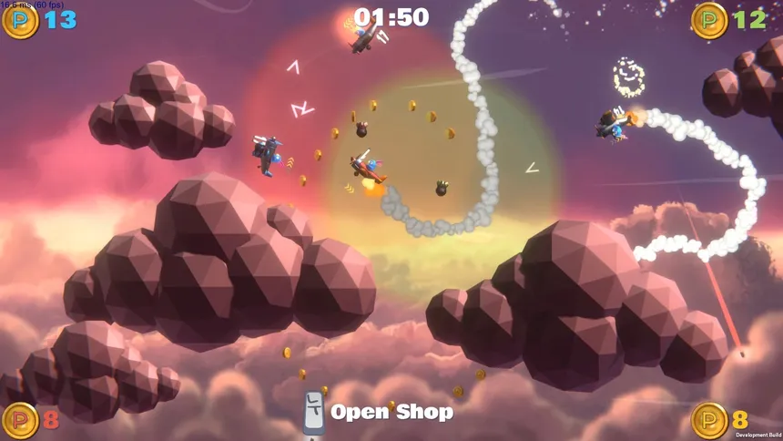 Скриншот 1 к игре The Prabbits: Happy Dogfights !