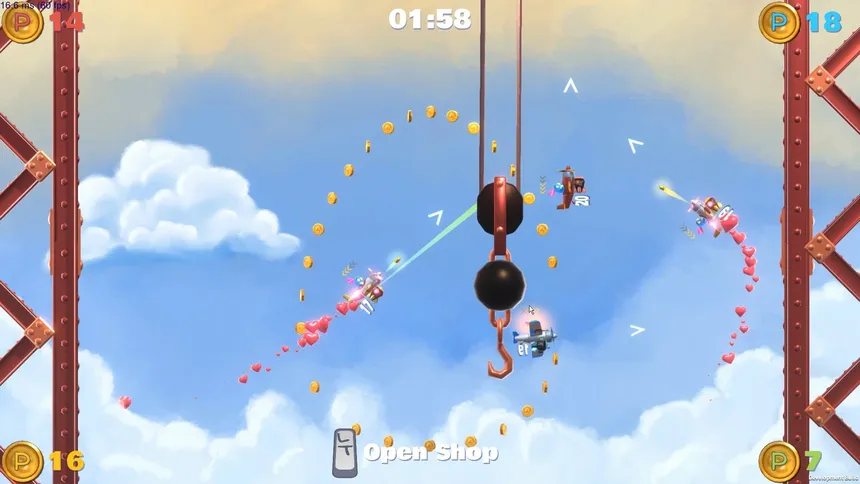 Скриншот 3 к игре The Prabbits: Happy Dogfights !