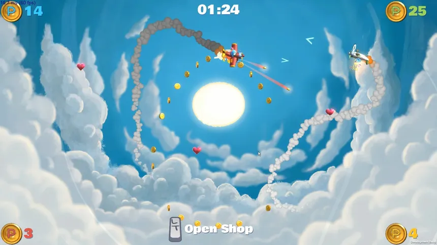 Скриншот 5 к игре The Prabbits: Happy Dogfights !