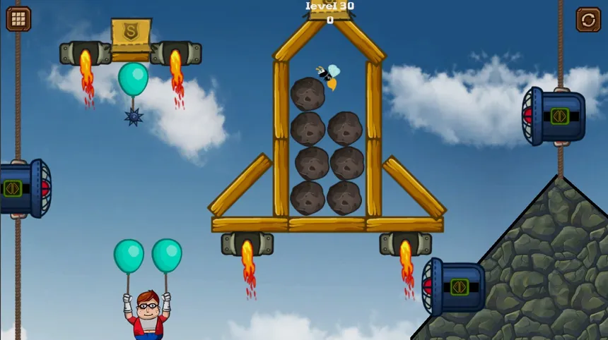 Скриншот 1 к игре Balloon Saga