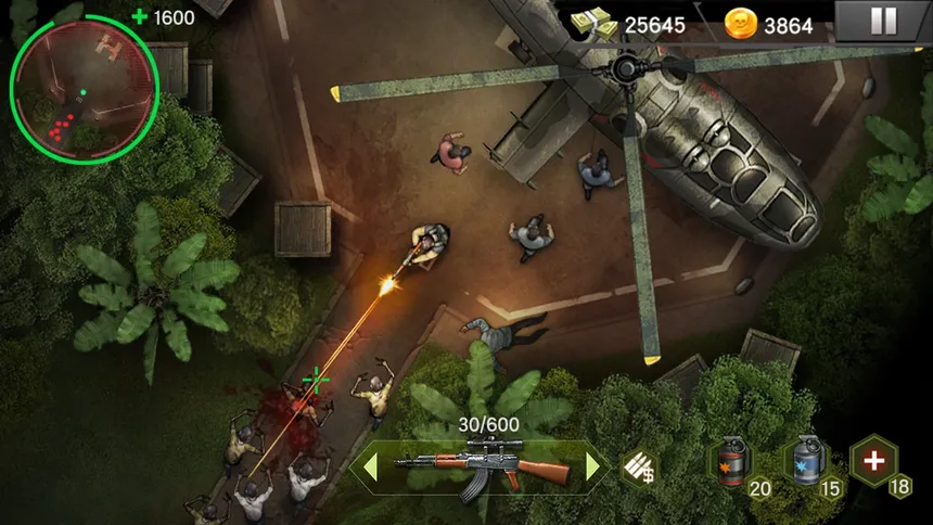 Скриншот 1 к игре Zombie Shooter: Ares Virus