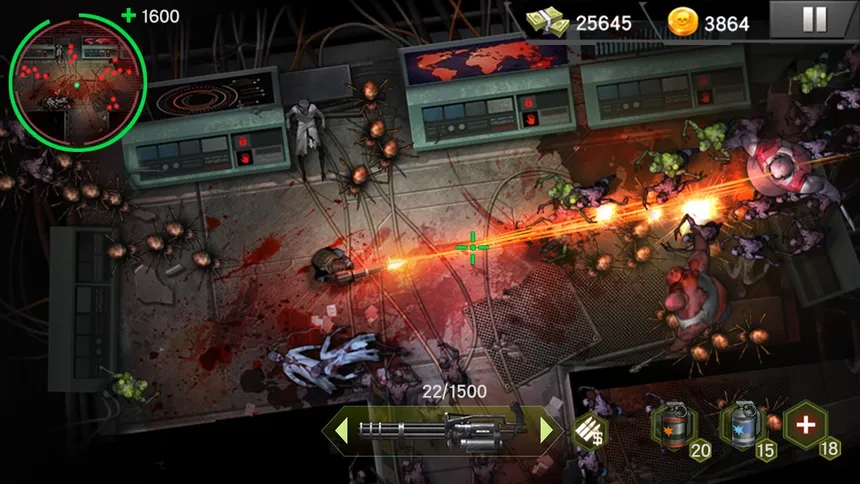 Скриншот 2 к игре Zombie Shooter: Ares Virus