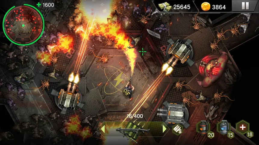 Скриншот 4 к игре Zombie Shooter: Ares Virus