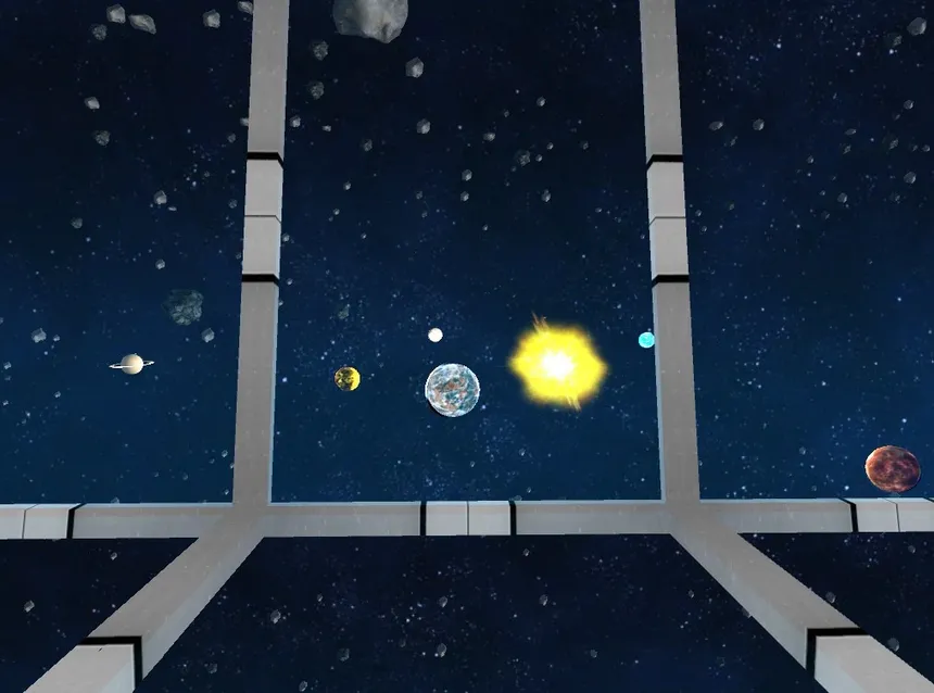 Скриншот 6 к игре Astronomy Lab on PC: Relativity, Lunar Landing, Space Flight, and Interstellar Travelling