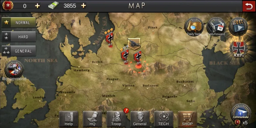 Скриншот 1 к игре World War 2: Strategy Simulator