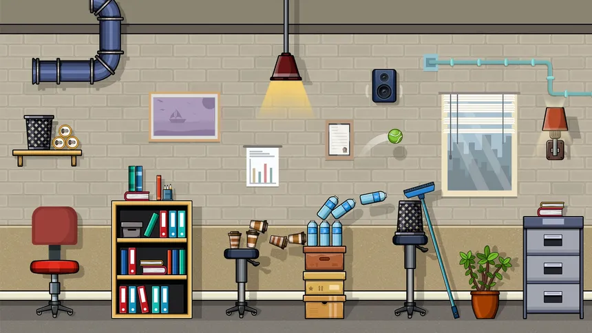 Скриншот 4 к игре Ball at Work: The Ultimate Speedrun Platformer!