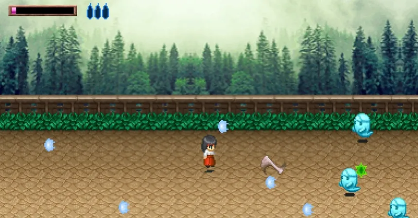 Скриншот 1 к игре Abiko The Miko