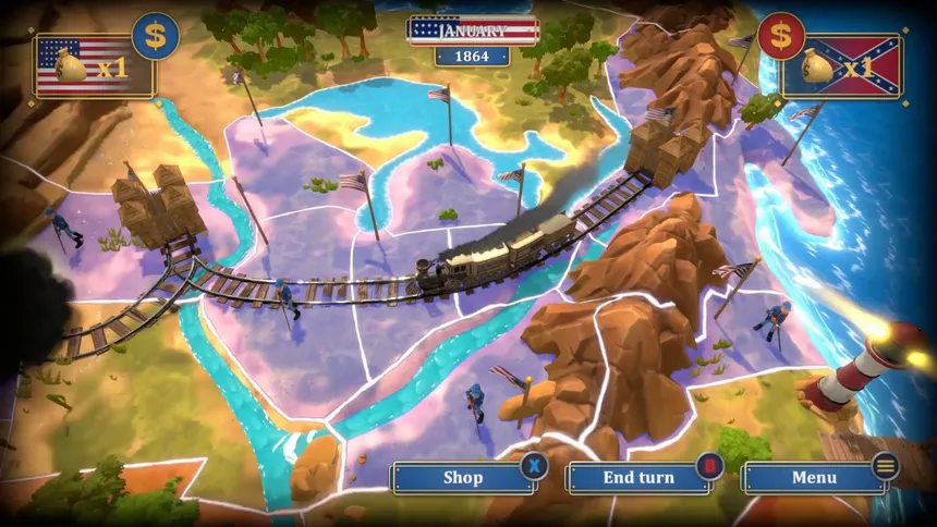 Скриншот 1 к игре The Bluecoats: North & South