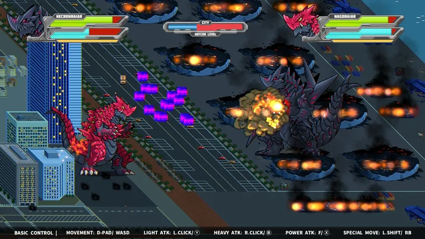 Скриншот 1 к игре Daikaiju Daikessen: Versus