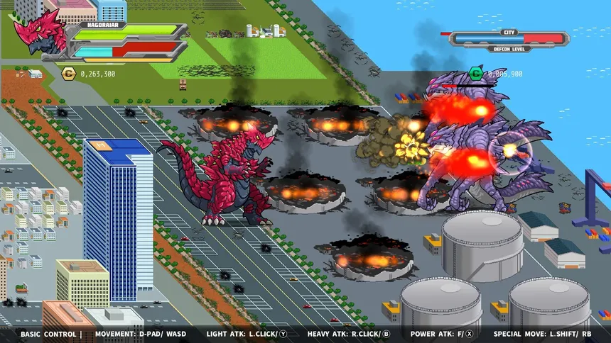 Скриншот 4 к игре Daikaiju Daikessen: Versus