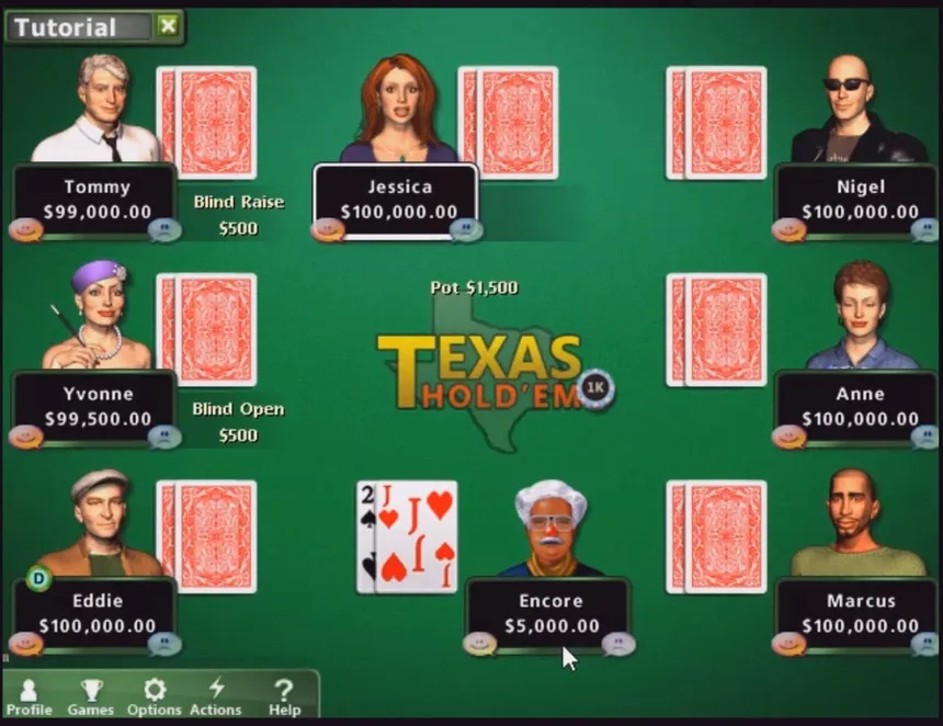 Скриншот 1 к игре Encore Classic Casino Games