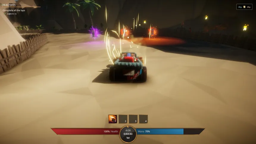 Скриншот 1 к игре Spell Karts