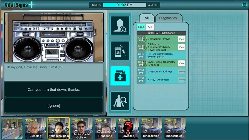 Скриншот 6 к игре Vital Signs: Emergency Department
