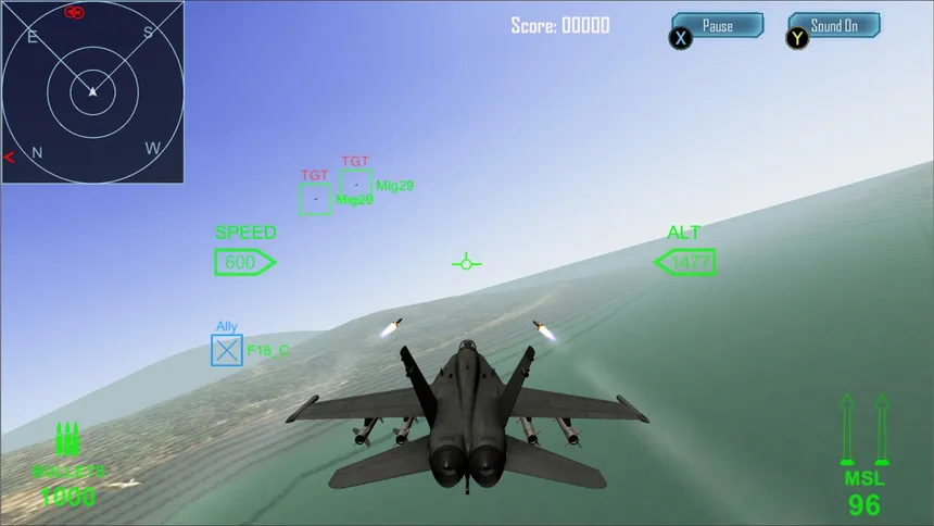 Скриншот 1 к игре Air Gun Fighter