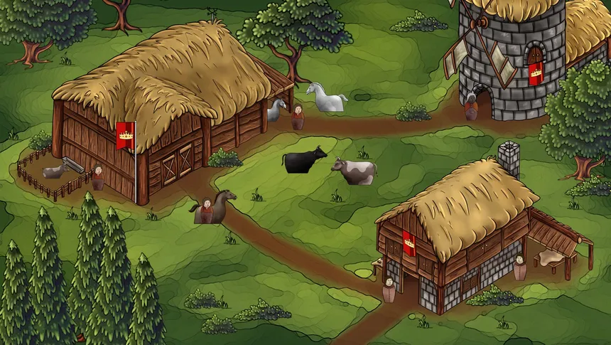 Скриншот 4 к игре Divided Kingdoms