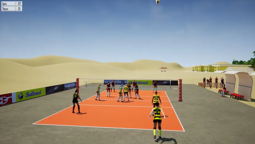 Скриншот 1 к игре Lactea Volleyball