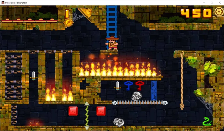 Скриншот 5 к игре Montezuma's Revenge