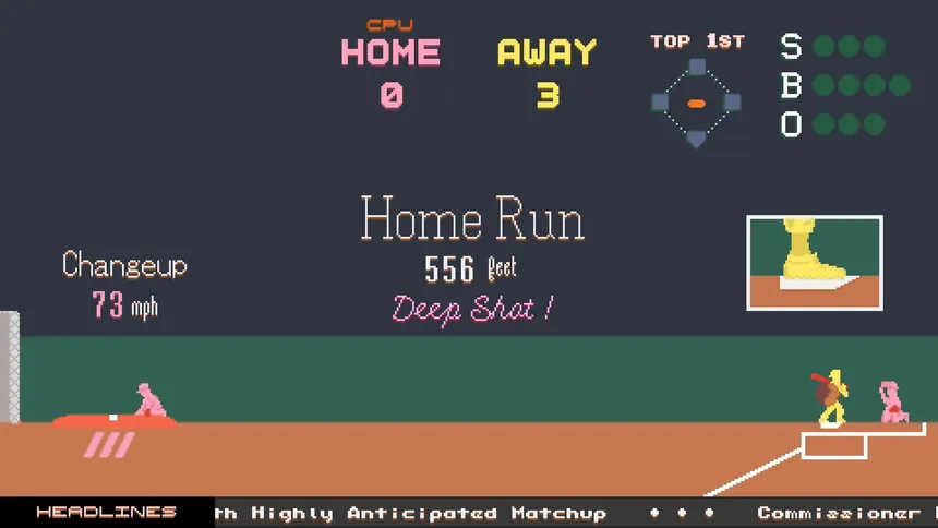 Скриншот 1 к игре 2D Baseball Duel
