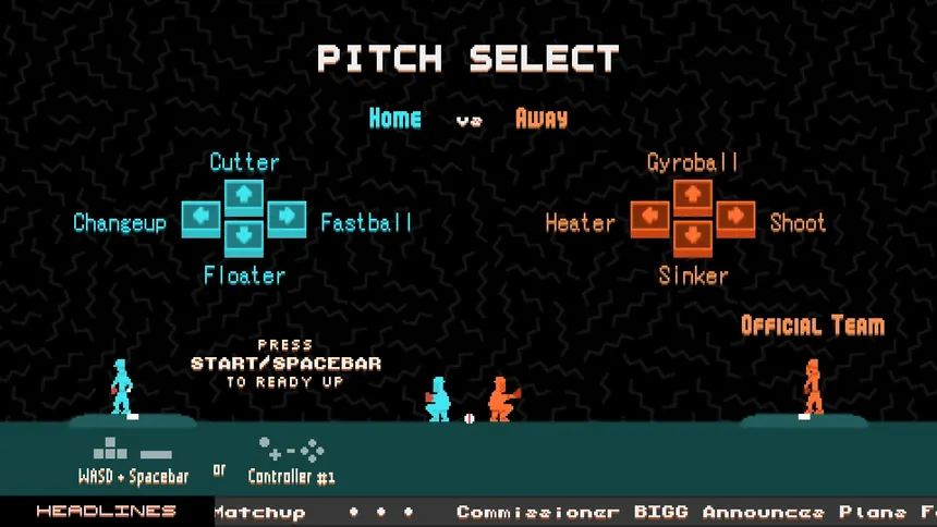 Скриншот 2 к игре 2D Baseball Duel