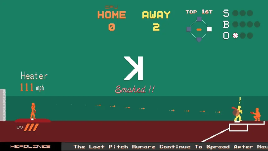 Скриншот 3 к игре 2D Baseball Duel