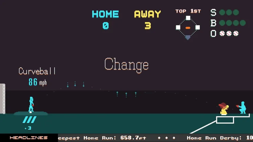 Скриншот 4 к игре 2D Baseball Duel