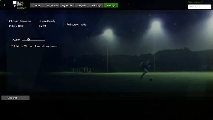 Скриншот 1 к игре World of Soccer RELOADED