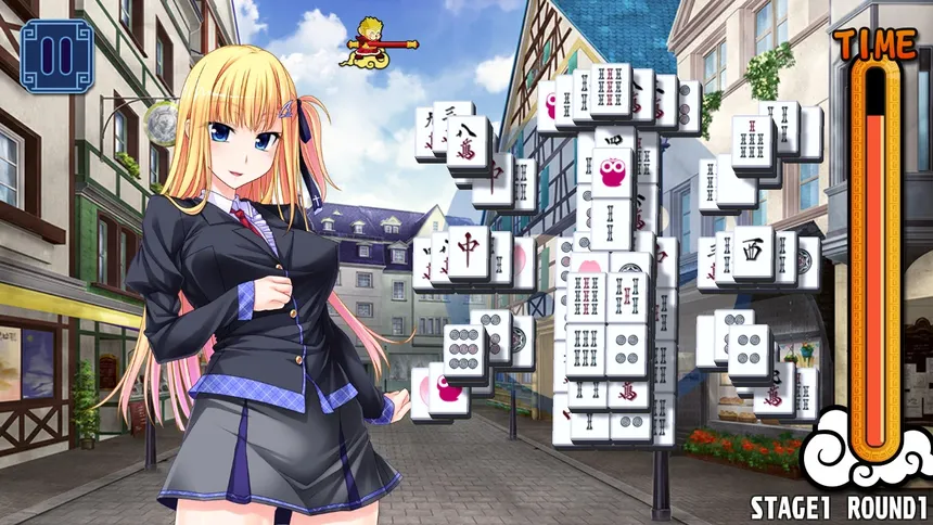 Скриншот 8 к игре Pretty Girls Mahjong Solitaire [BLUE]