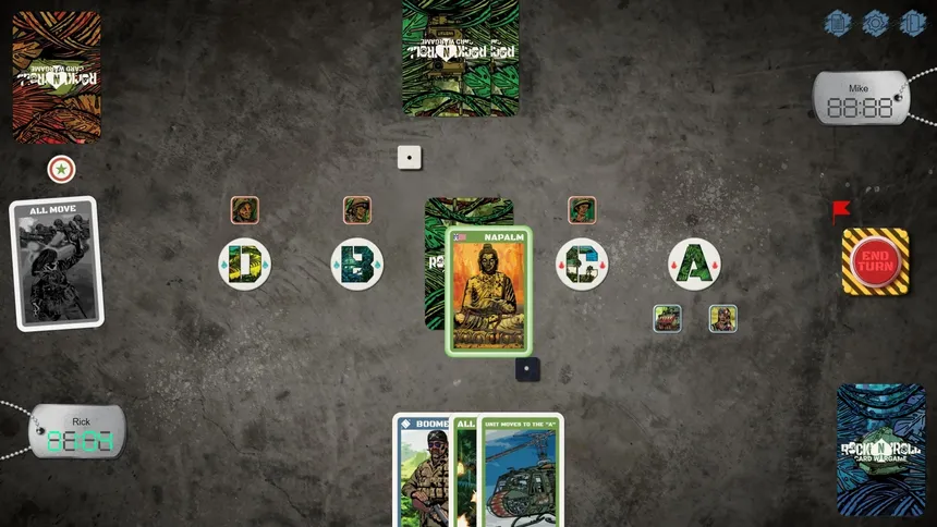Скриншот 1 к игре Rock'n'Roll: Card Wargame