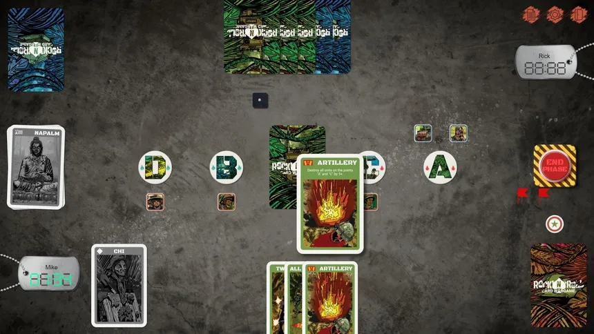 Скриншот 2 к игре Rock'n'Roll: Card Wargame