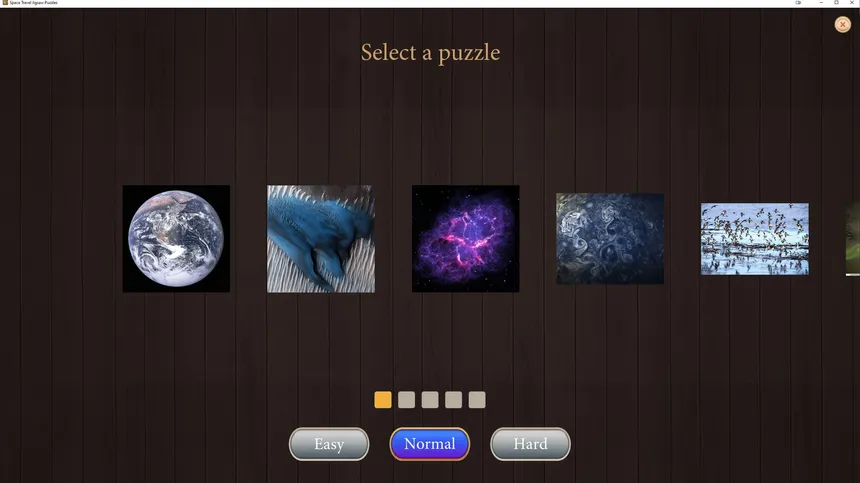 Скриншот 1 к игре Space Travel Jigsaw Puzzles