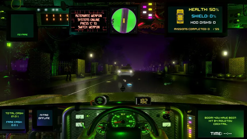Скриншот 1 к игре CyberTaxi