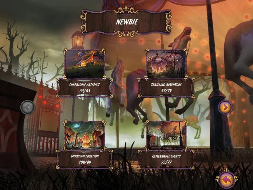 Скриншот 5 к игре Dark Solitaire. Mystical Circus