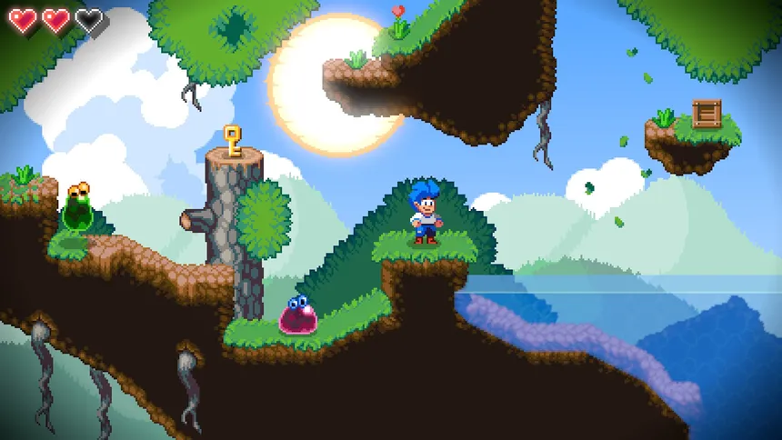 Скриншот 1 к игре Super Bloo Kid Adventure
