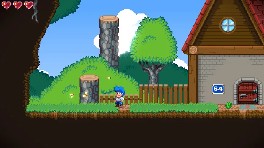 Скриншот 4 к игре Super Bloo Kid Adventure