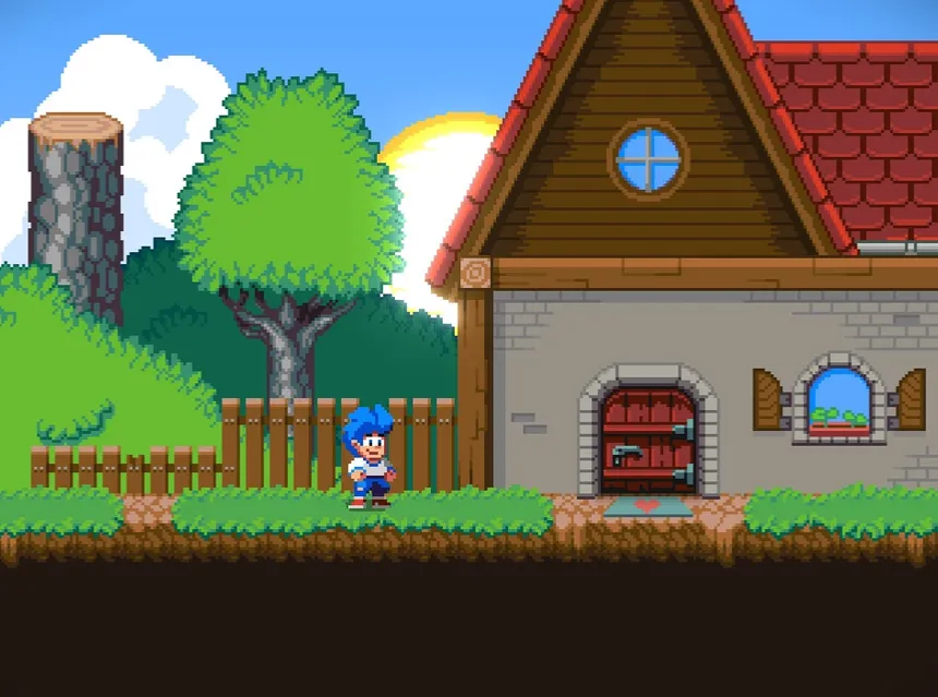 Скриншот 5 к игре Super Bloo Kid Adventure