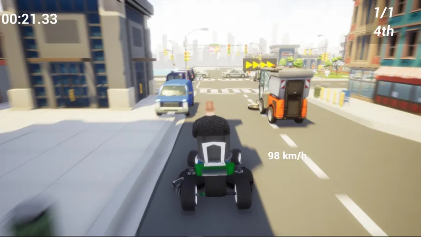 Скриншот 2 к игре Lawnmower Game: Racing