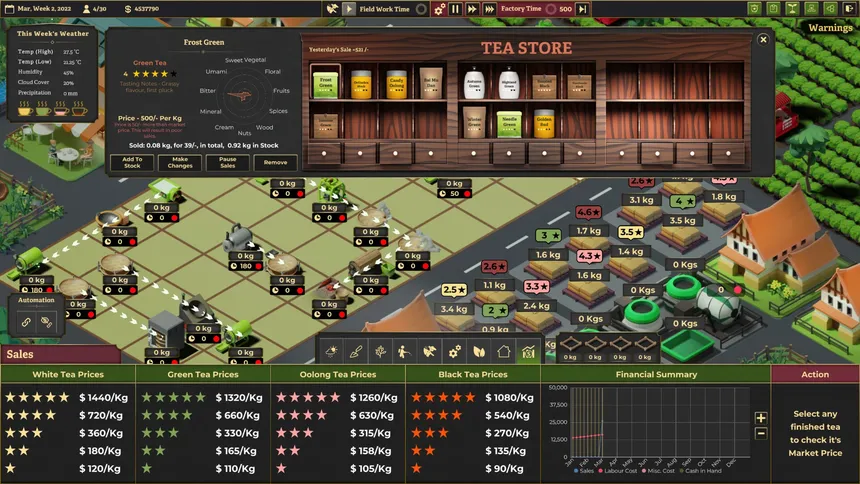Скриншот 6 к игре Tea Garden Simulator
