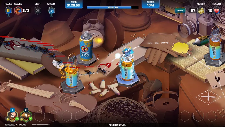 Скриншот 1 к игре Bugvasion TD