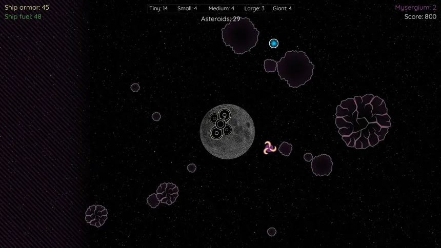 Скриншот 1 к игре Dark Asteroids