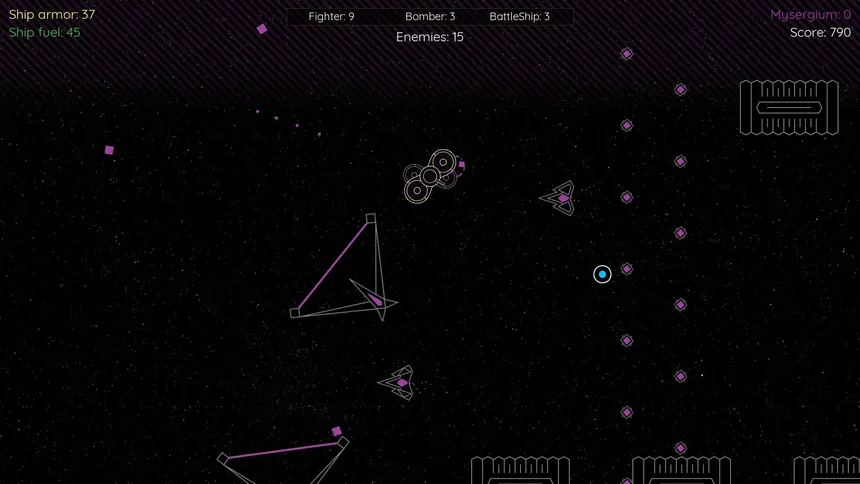 Скриншот 3 к игре Dark Asteroids