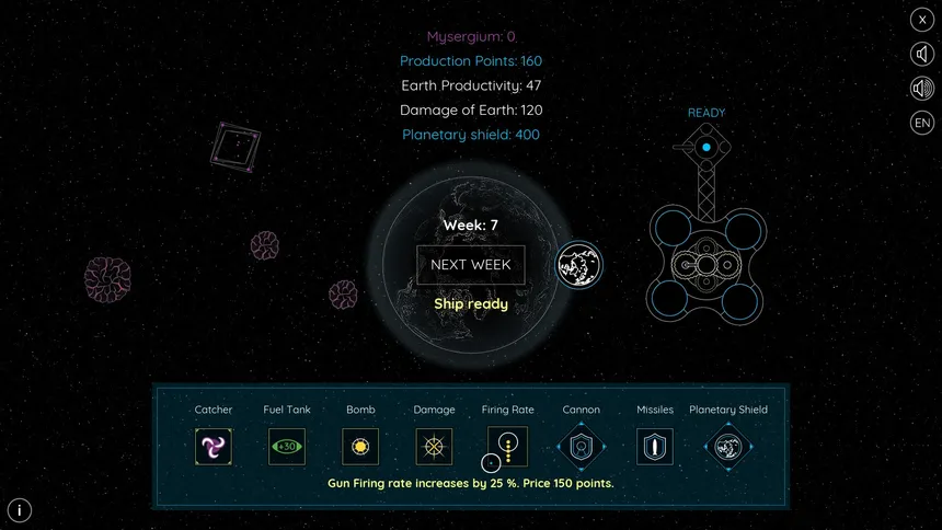 Скриншот 4 к игре Dark Asteroids