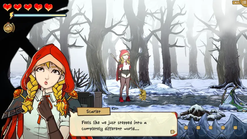 Скриншот 4 к игре Scarlet Hood and the Wicked Wood