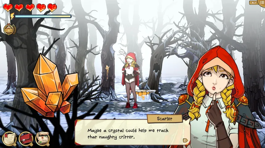 Скриншот 8 к игре Scarlet Hood and the Wicked Wood