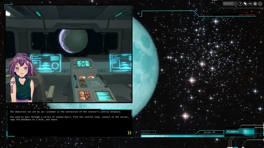Скриншот 2 к игре Yolo Space Hacker