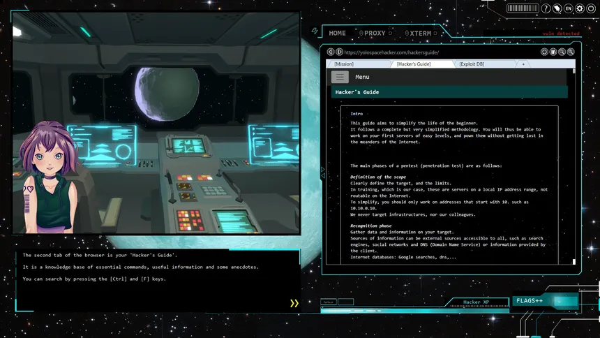 Скриншот 4 к игре Yolo Space Hacker