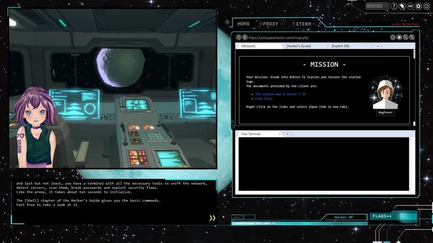Скриншот 7 к игре Yolo Space Hacker
