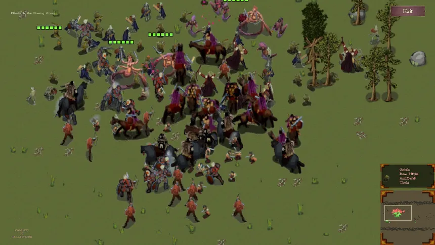 Скриншот 2 к игре Knights of Grumthorr