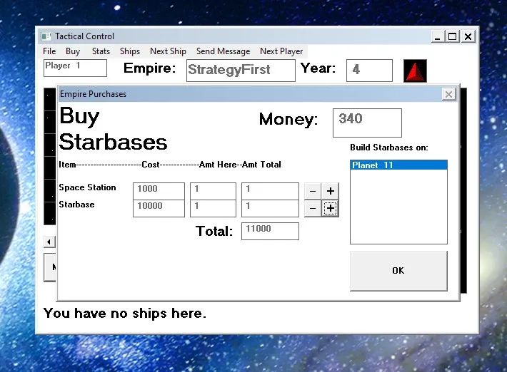 Скриншот 1 к игре Space Empires I