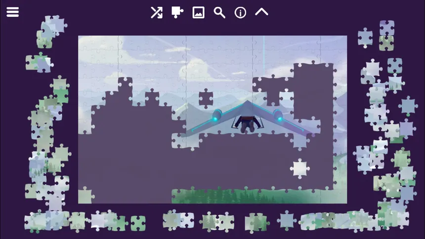 Скриншот 3 к игре Sky Journey - Jigsaw Landscapes