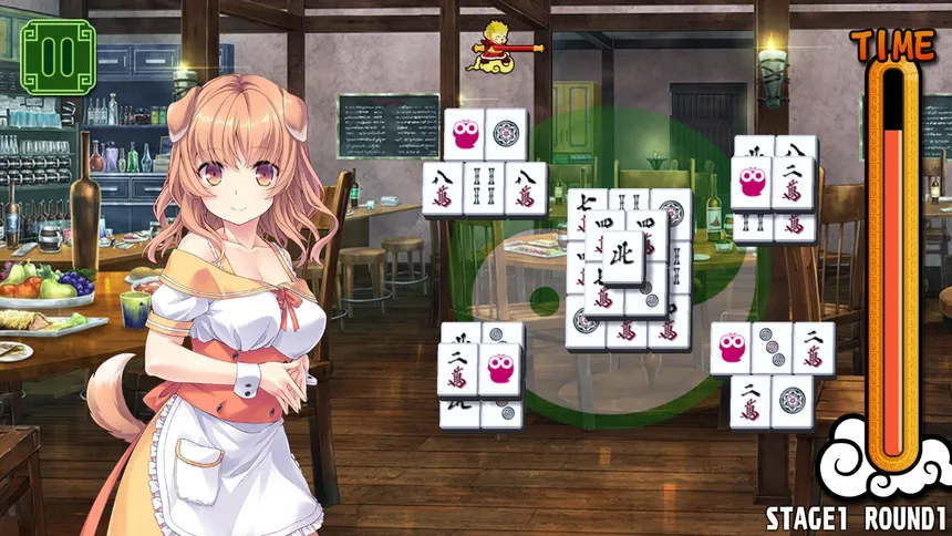 Скриншот 1 к игре Pretty Girls Mahjong Solitaire [GREEN]